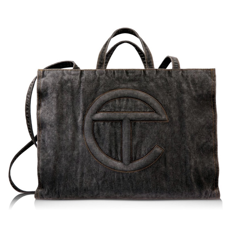 Telfar Large Denim Shopper